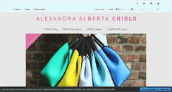 Desktop Screenshot of alexandraalbertachiolo.com